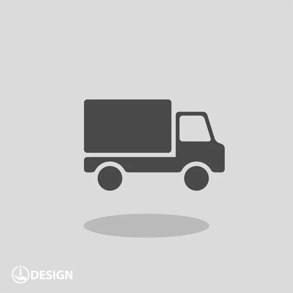 Pictograph of truck icon — Stock Vector