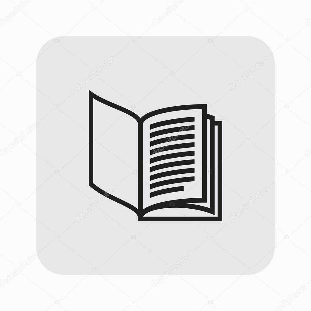 Pictograph of book icon