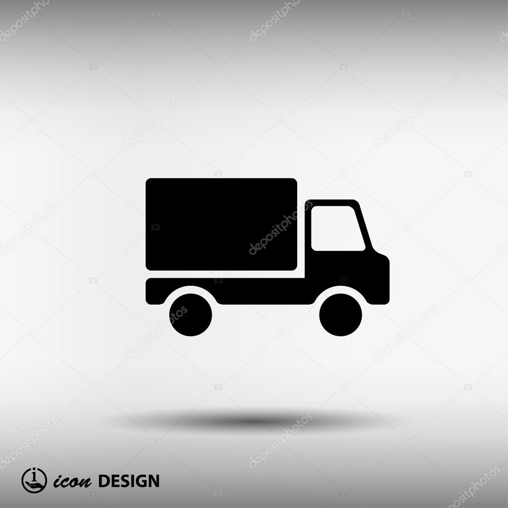 Pictograph of truck icon