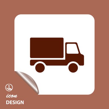 Pictograph of truck icon