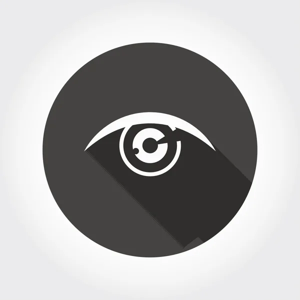 Pictograph van abstracte oog — Stockvector