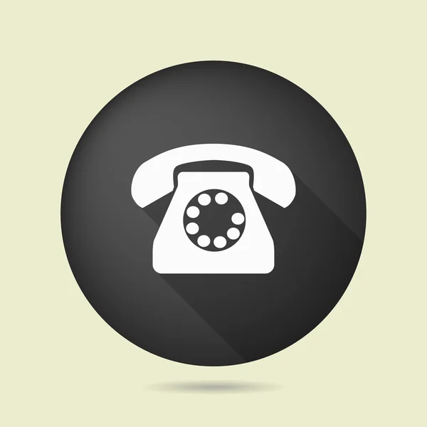 Pictograph van telefoonpictogram — Stockvector