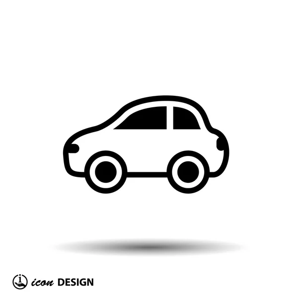 Pictograph of car icon — Stock Vector