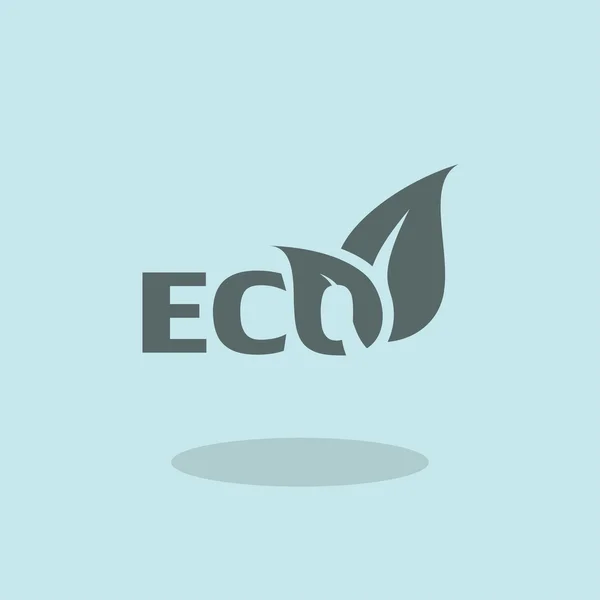 Pictograma de ícone ecológico — Vetor de Stock