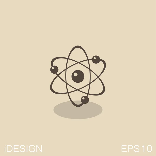Ikona ikony atomu — Stockový vektor