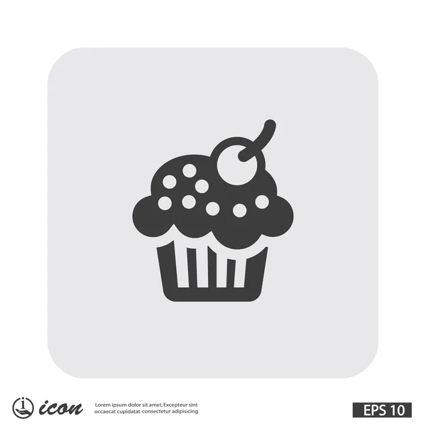 Pictograph of cake icon — Stock Vector