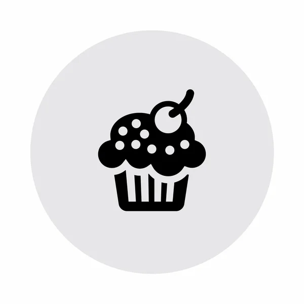 Pictografía del icono de la torta — Vector de stock
