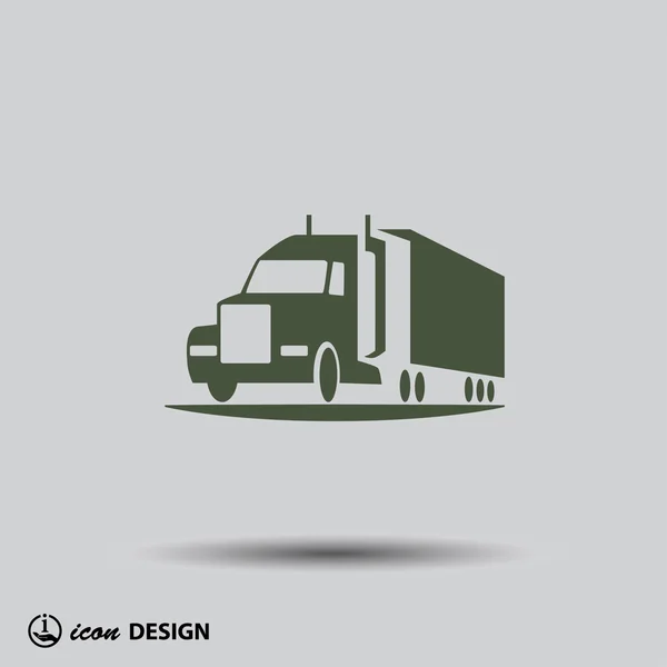 Εικονόγραμμα των φορτηγών αυτοκινήτων — Διανυσματικό Αρχείο
