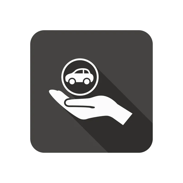 Pictografía del icono del coche — Vector de stock