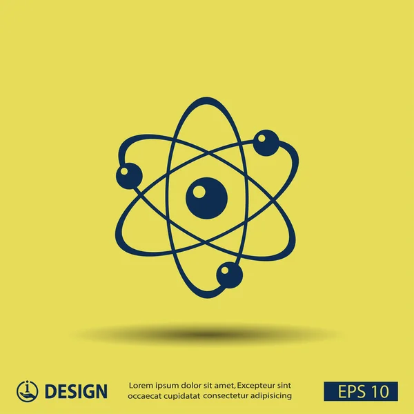 Ekibimizi atom simgesinin — Stok Vektör