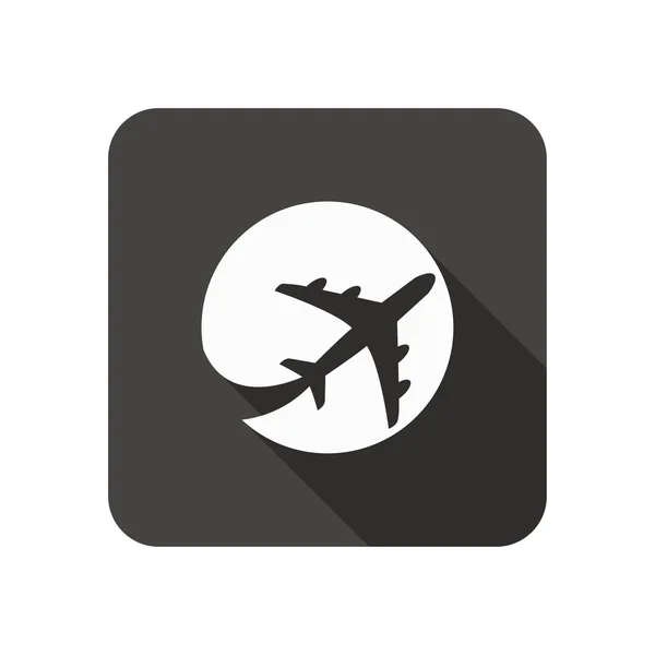 Pictograma do ícone do avião — Vetor de Stock