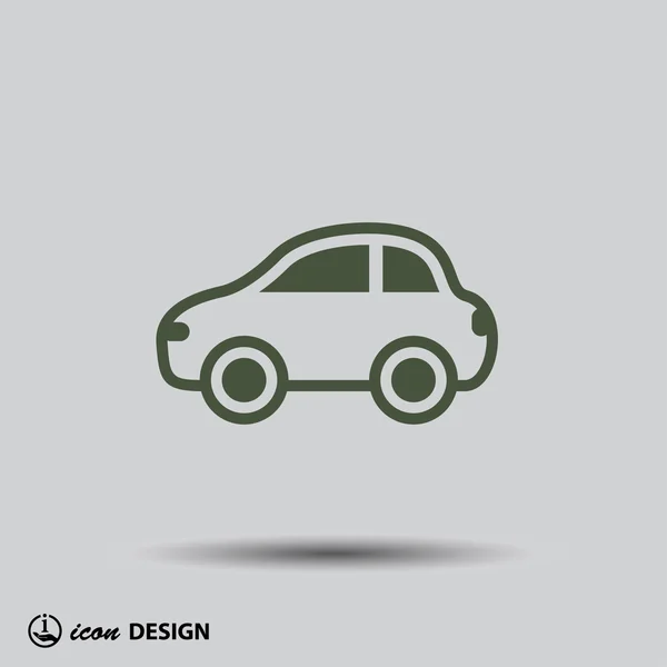 Pictograph of car icon — Stock Vector