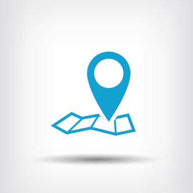 Harita simgesinde iğne