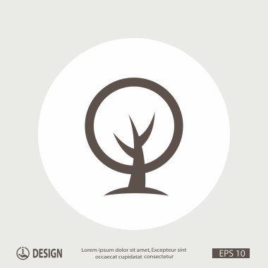 ağaç simgesiyle resim