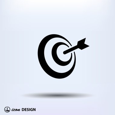 Oklu hedefin piktografı