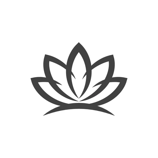 Pictogramme de fleur de lotus — Image vectorielle