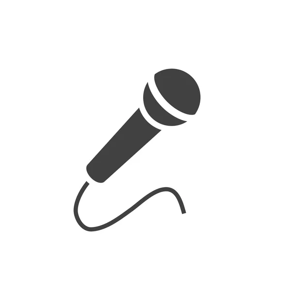 Simple microphone icon — Stock Vector