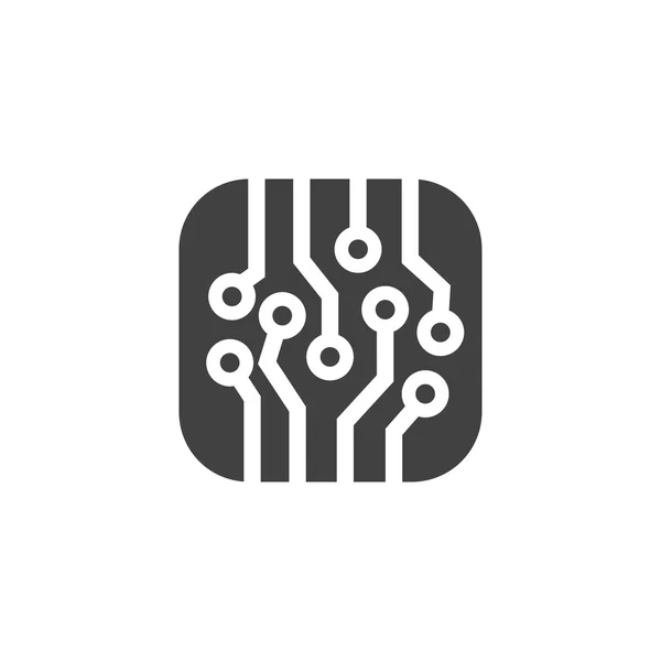 Pictograph van circuit board — Stockvector