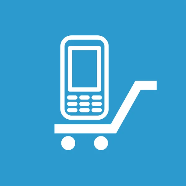 Pictograph van mobiele telefoon — Stockvector