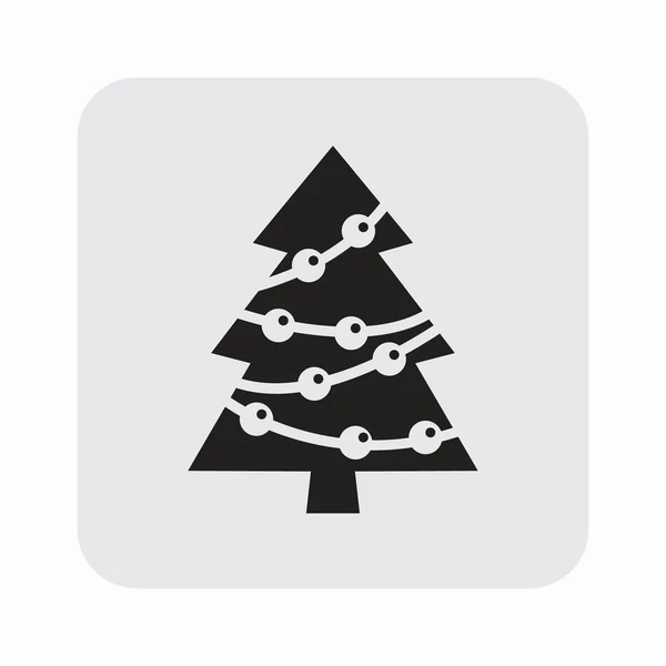 Pictogramme de l'arbre de Noël — Image vectorielle