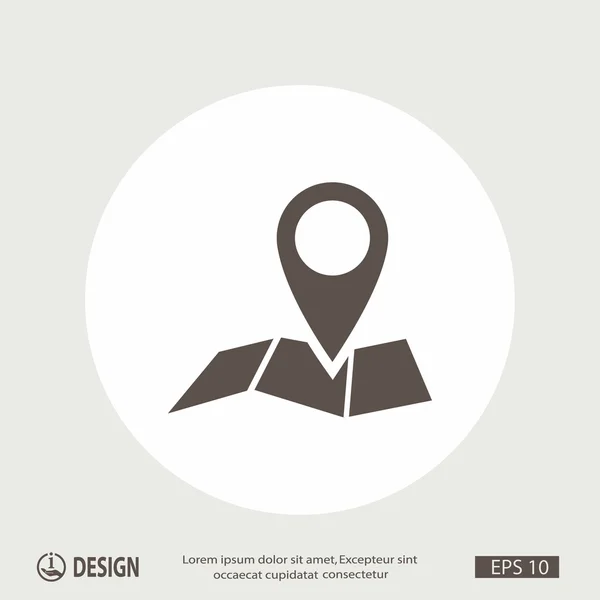 Harita simgesinde iğne