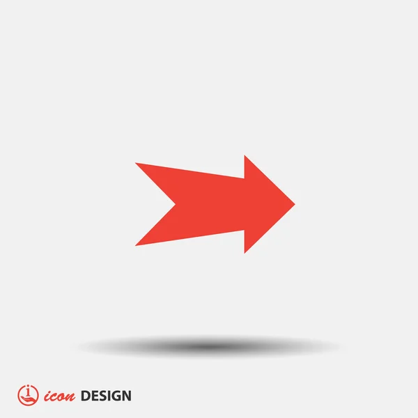 Simple arrow icon — Stock Vector