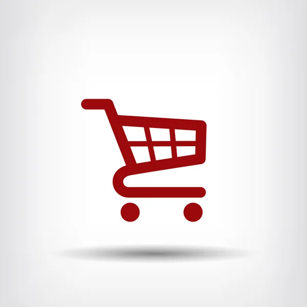 Pictograph shopping cart — Stock vektor