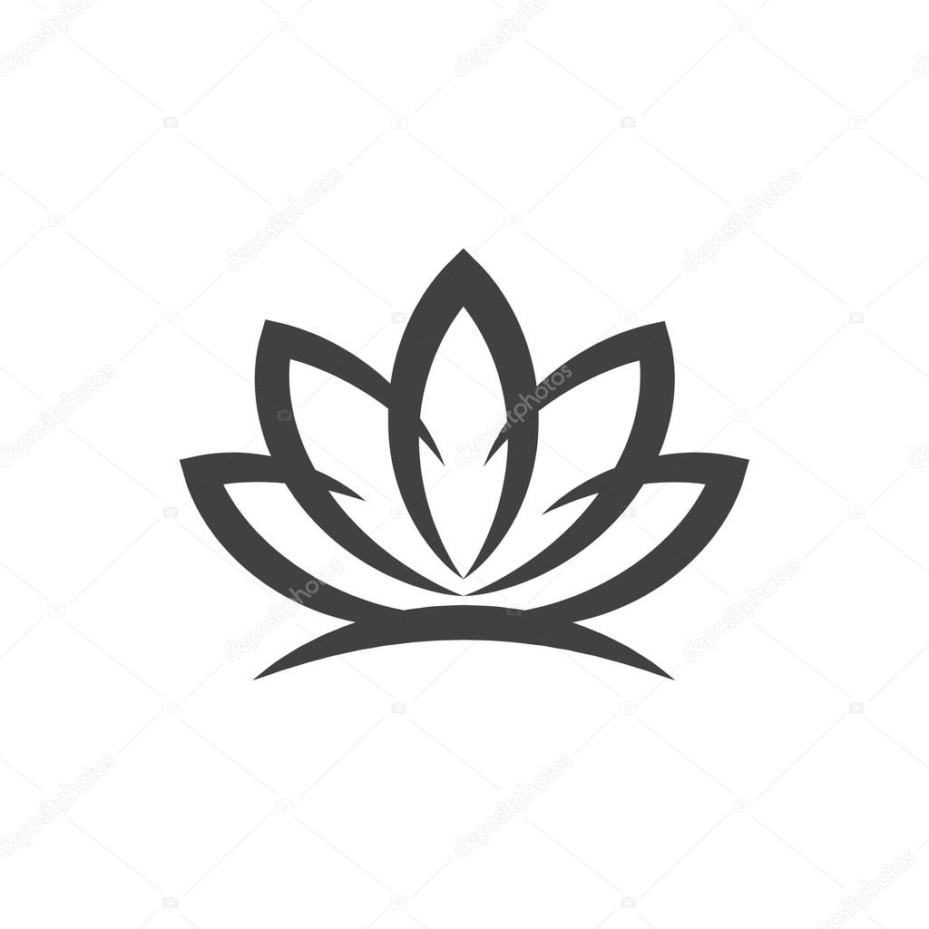 Pictograph of lotus flower