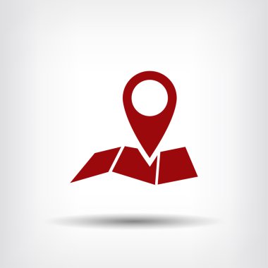 Harita simgesinde iğne