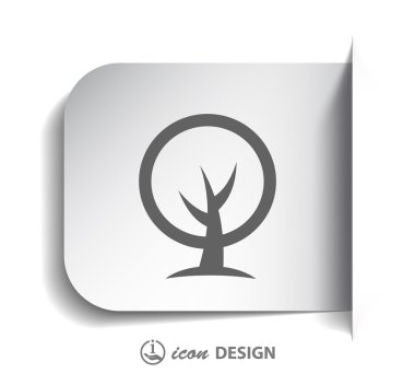 ağaç simgesiyle resim