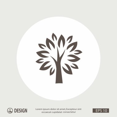 ağaç simgesiyle resim