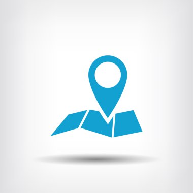 Harita simgesinde iğne