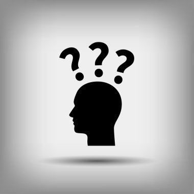 ekibimizi soru işaretleri ve adam