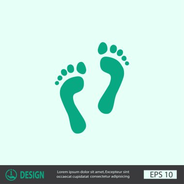 Ekibimizi ayak izleri simgesinin