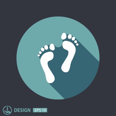 Ekibimizi ayak izleri simgesinin