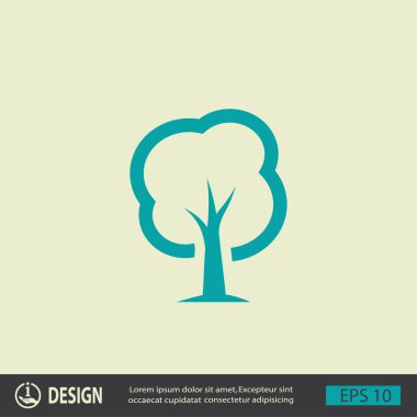 ağaç simgesiyle resim