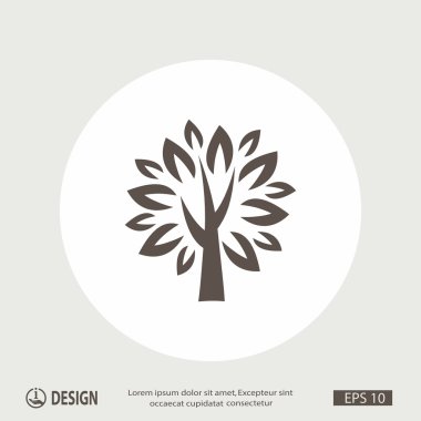 ağaç simgesiyle resim