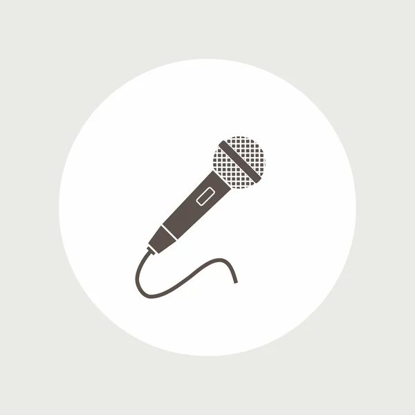 Microphone icon illustration — Stock Vector