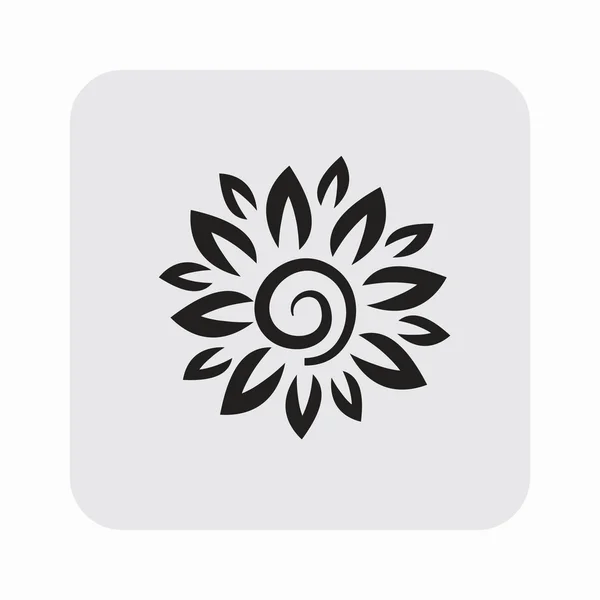 Ikony Symbols streszczenie kwiatu — Wektor stockowy