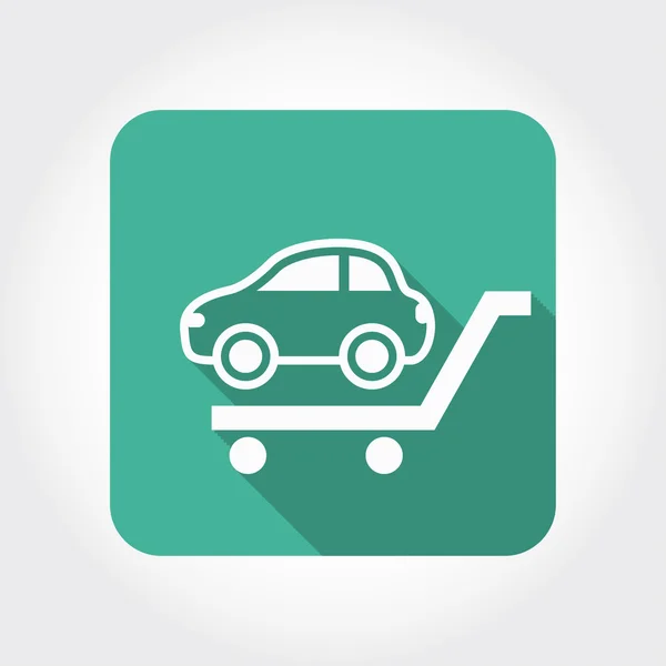 Pictograph van auto-pictogram — Stockvector