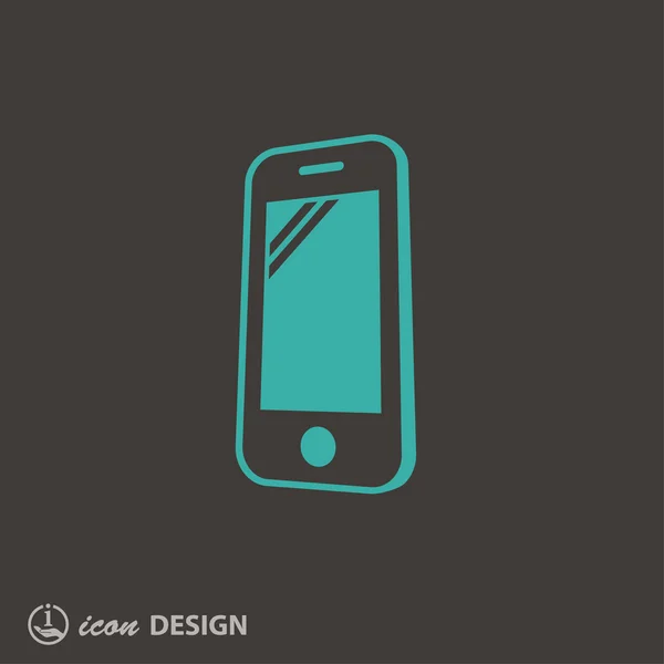 Pictogramme de l'icône mobile — Image vectorielle