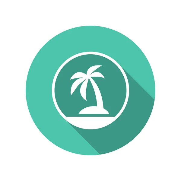Pictograph ö med palm — Stock vektor