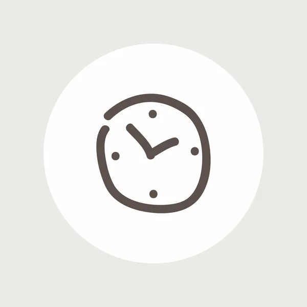 Pictografía del reloj con flechas — Vector de stock