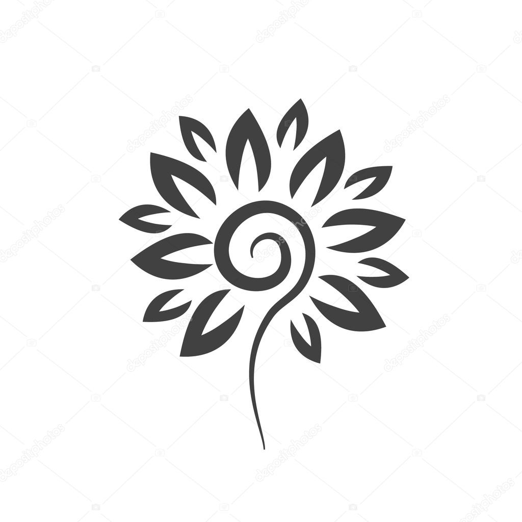 Pictograph of  flower icon