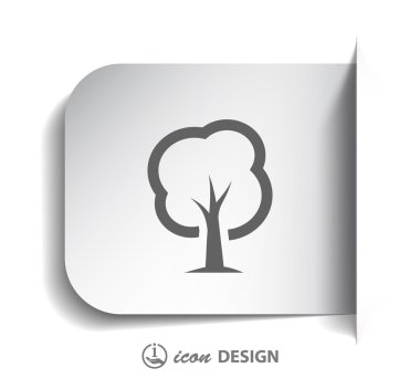 ağaç simgesiyle resim