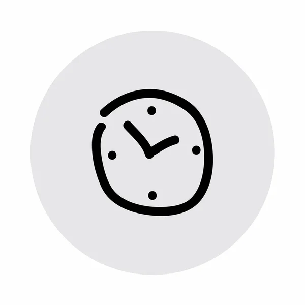 Pictografía del reloj con flechas — Vector de stock