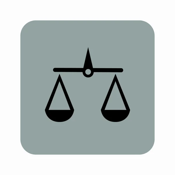 Escalas pictográficas de justicia — Vector de stock
