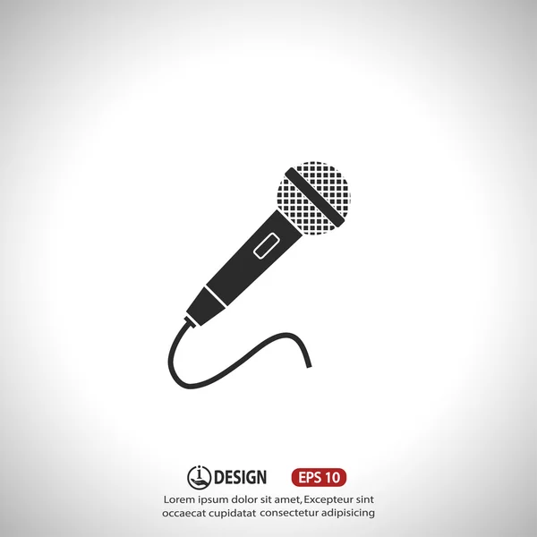 mikrofon simgesi illüstrasyon