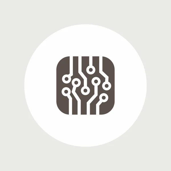 Pictograph van circuit board — Stockvector