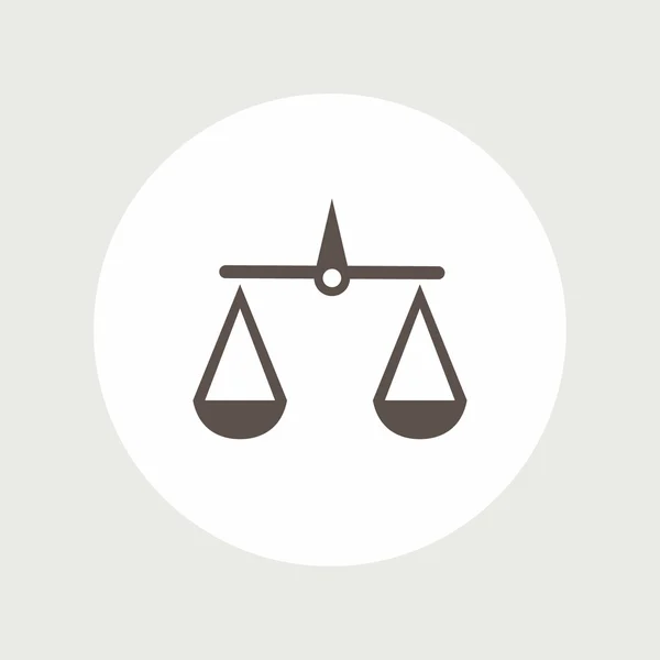 Pictograph van Justitie schalen — Stockvector